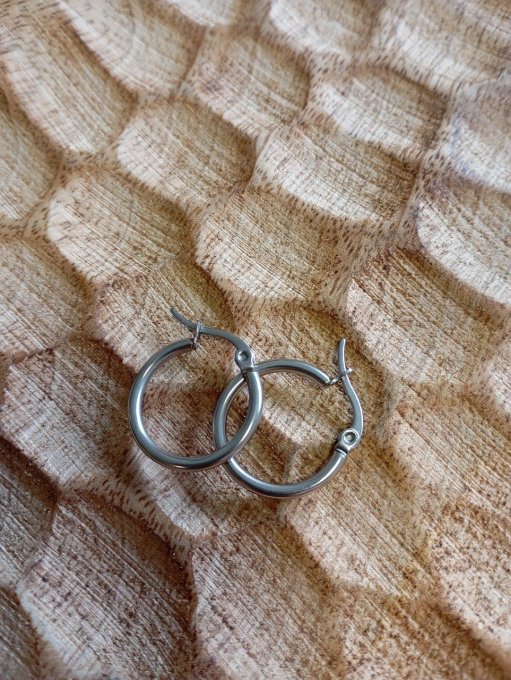 Boucles d'oreilles 1 paire 4 possibilités (grandes créoles)