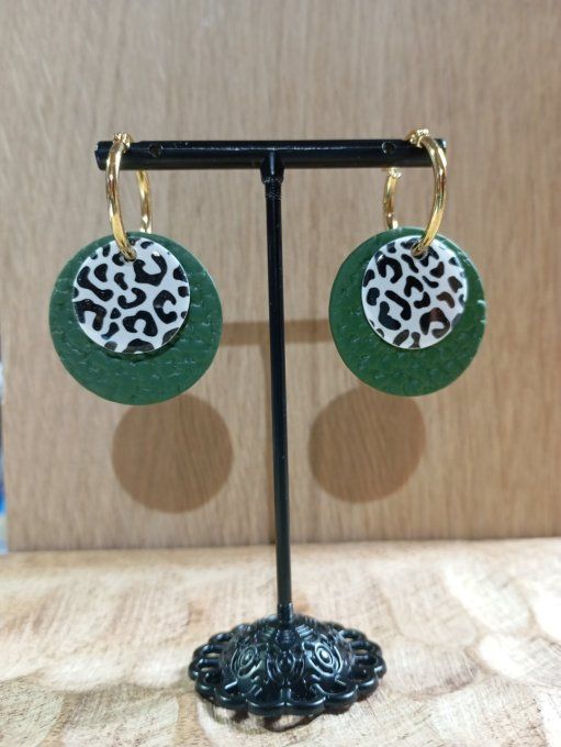 Boucles d'oreilles 1 paire 4 possibilités (petites créoles)
