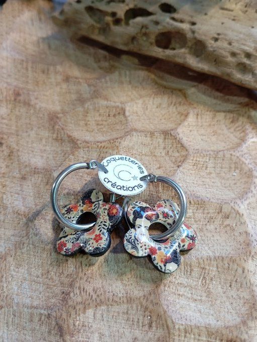 Collection "Frida" – Boucles d'Oreilles Artisanales & Créoles Personnalisables