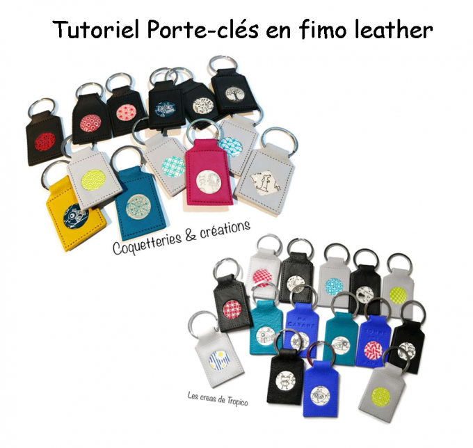 Tutoriel porte-clés GRATUIT Fimo Leather