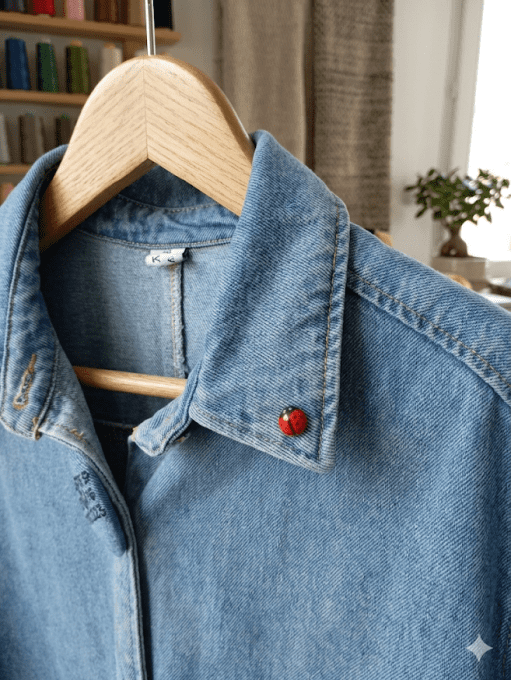 Pin's Coccinelle Porte-Bonheur - Création Artisanale en Argile Polymère