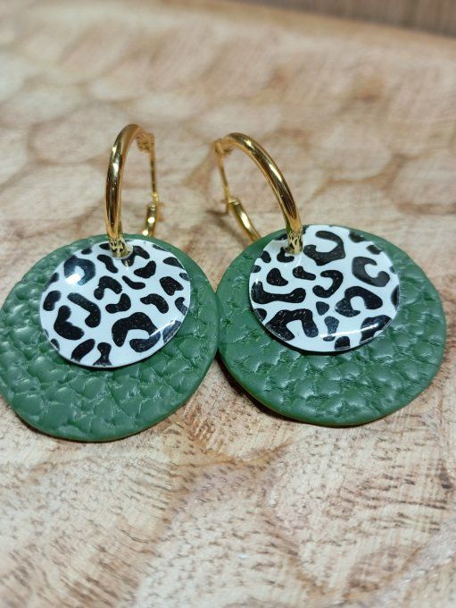 Boucles d'oreilles 1 paire 4 possibilités (grandes créoles)