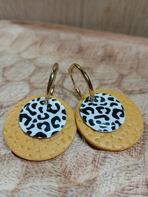 Boucles d'oreilles 1 paire 4 possibilités (grandes créoles)