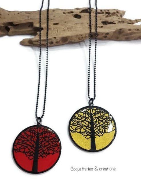 Colliers pendentifs arbre de vie
