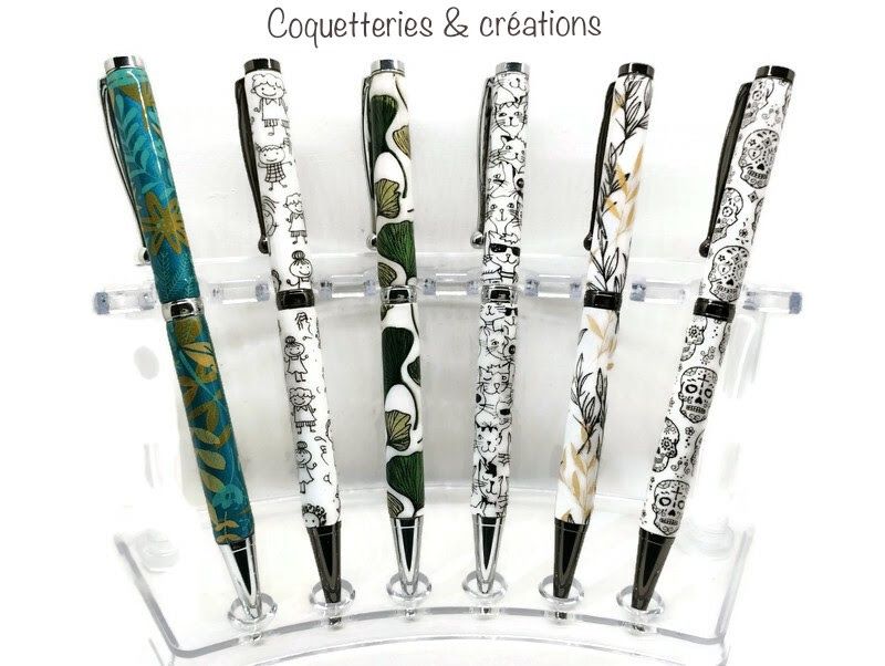 Stylo bille rechargeable -chats- - Coquetteriesetcreations