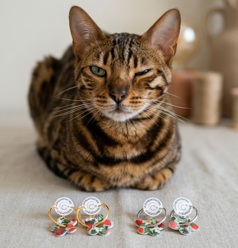 Ubi, compagnon de l'atelier Coquetteries et Créations - Bijoux faits main dans le Loiret.